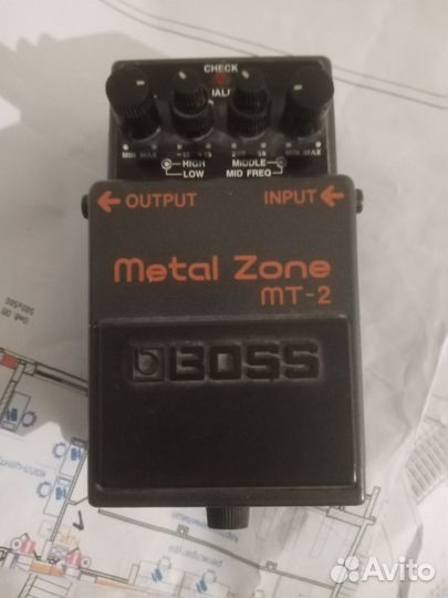 Гитарные педали эффектов boss