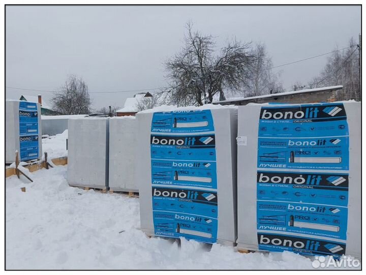 Газобетонные блоки Bonolit