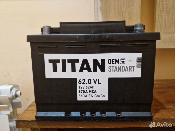 Аккумулятор titan 62 AH