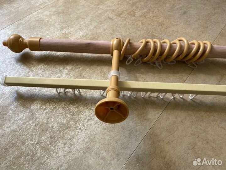 Гардина (карниз) для штор двухрядная 2,8 м