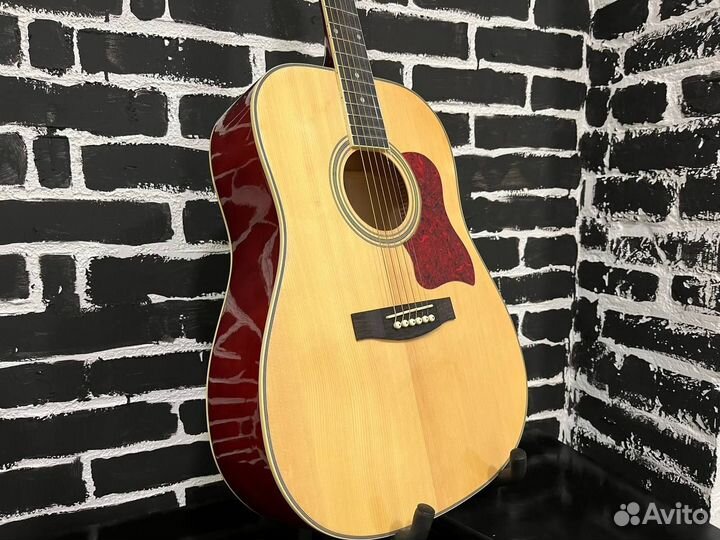 Акустическая гитара дредноут с чехлом