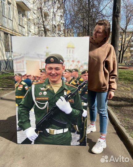 Портрет по фото / печать на холсте