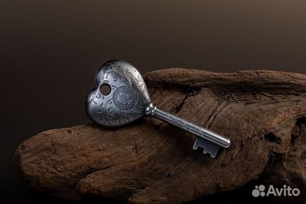 Монета Ключ к моему сердцу серебро О-ва Кука 2022г