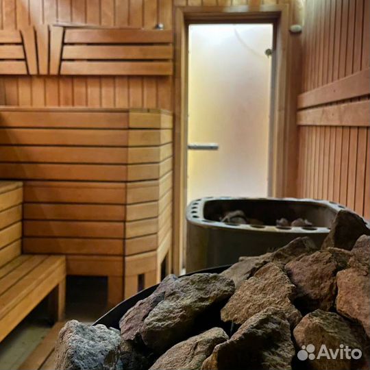 Баня сауна с бассейном