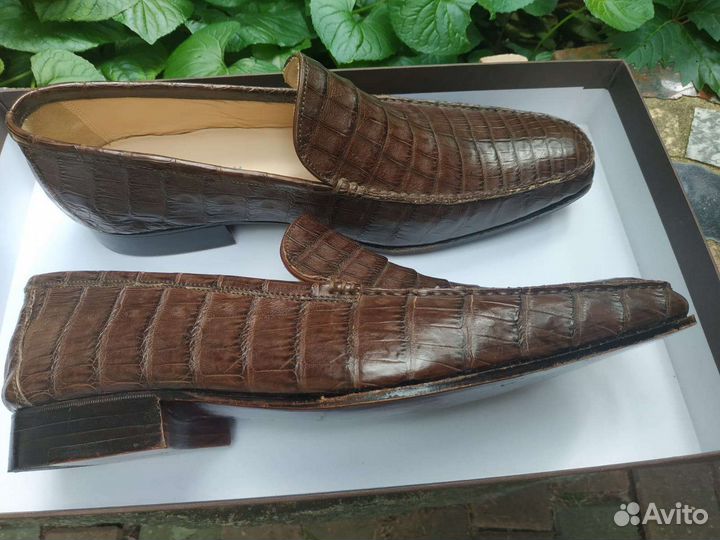 Туфли летние Patrick Hellmann аллигатор