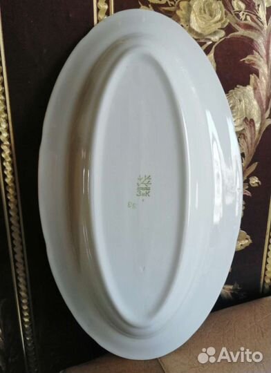Блюдо большое овальное СССР