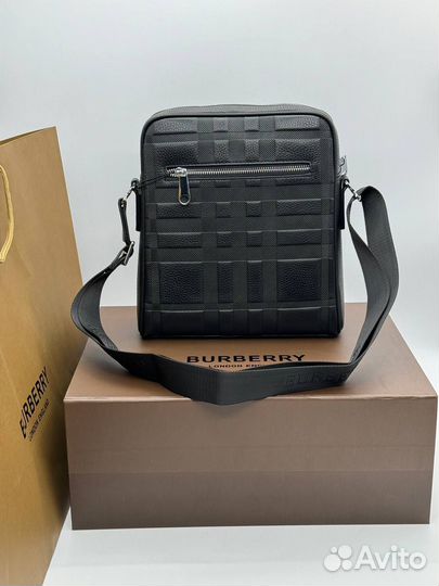 Сумка через плечо burberry натуральная кожа