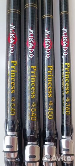 Удочка телескопическая mikado princess