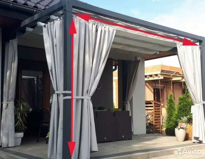 Пошив римских штор и шторы и рол