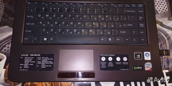 Sony vaio VGN-NR31ZR