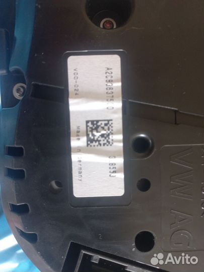 Щиток приборов шкода октавиа а 7