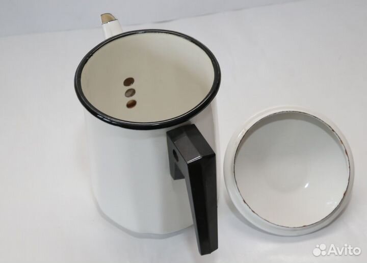 Чайник / кофейник эмалированный СССР. Винтаж