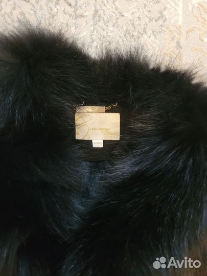 Дубленка натуральная женская 40 42 черная