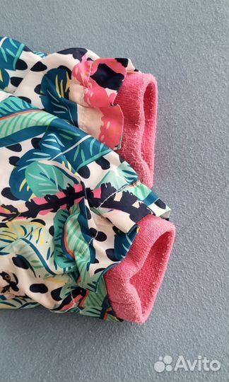 Ветровка плащ для девочки aimico на флисе 104 р