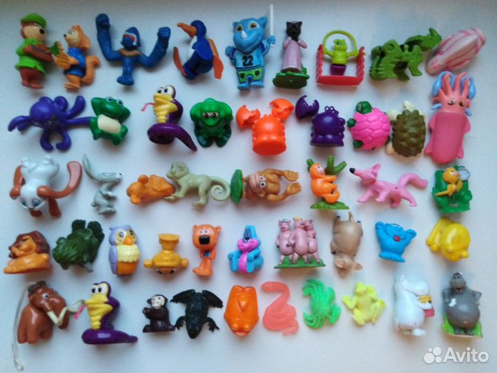 Игрушки из киндер-сюрприза №1