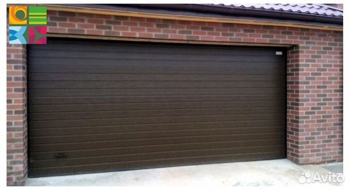 Секционные ворота для гаража alutech