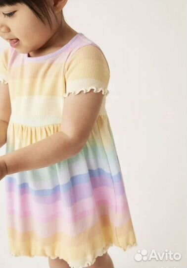 Платье Next 92, 122 радужное