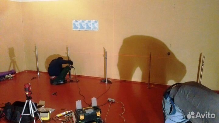 Спортивный инвентарь станки 2 уровня с крепежом