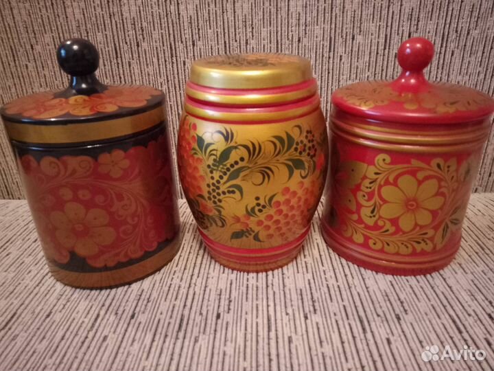 Посуда хохлома СССР