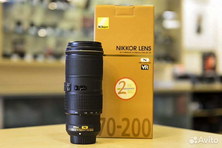 Nikon 70-200mm f/4G ED VR AF-S Nikkor. Новый