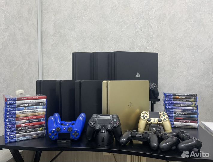 Sony playstation 4 Slim / Pro / Fat +игры+подписка