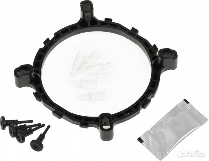 Устройство охлаждения(кулер) ID-Cooling DK-01T Soc-AM5/AM4/1151/1200/1700 черный 3-pin 24dB Al 95W 1