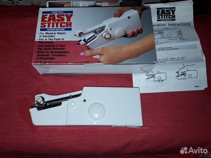 Швейная машинка малогабаритная на батарейках