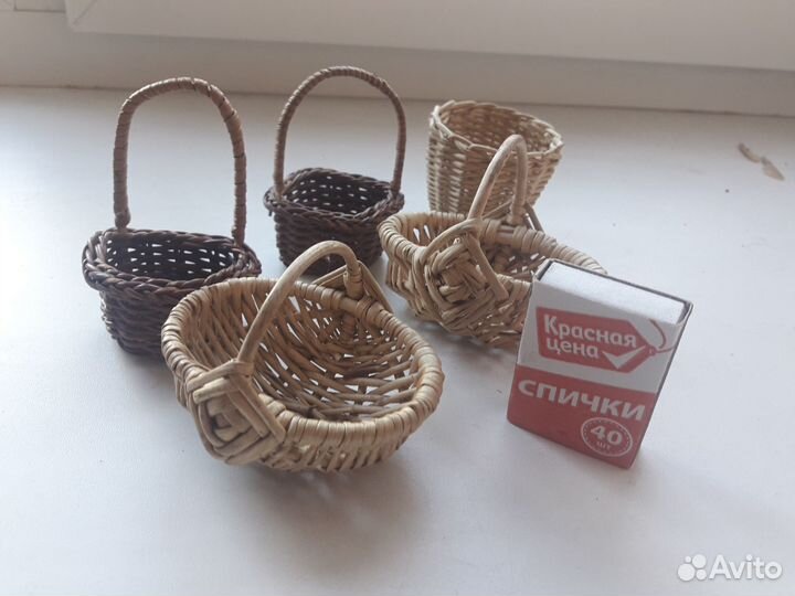 Декоративные корзинки, маленькие,ассорти