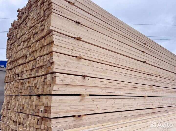 Доска обрезная 50х150х6000мм