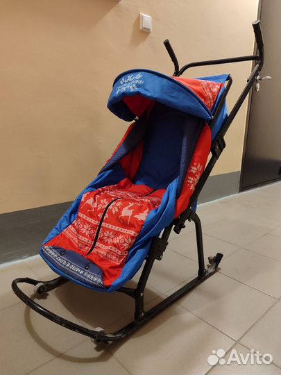 Коляска санки