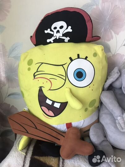 Мягкие игрушки спанч боб чебурашка