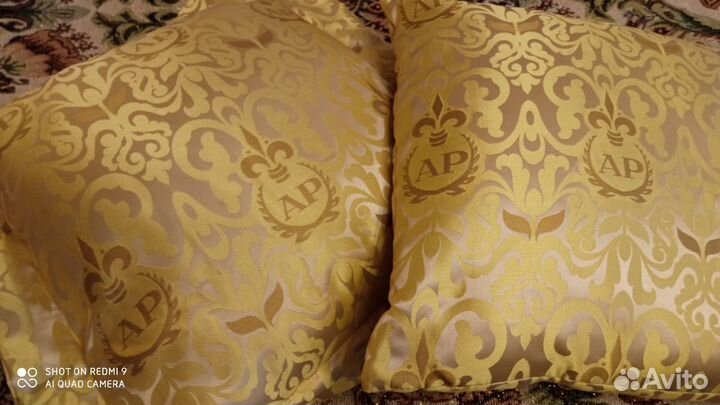 Новый набор золотых подушек Alfredo Pauly Германия