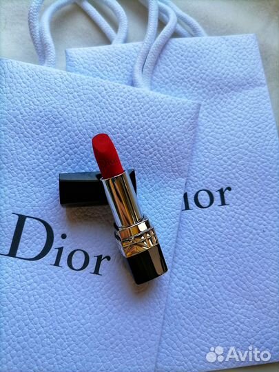 Помада Rouge Dior velvet 999 оригинал