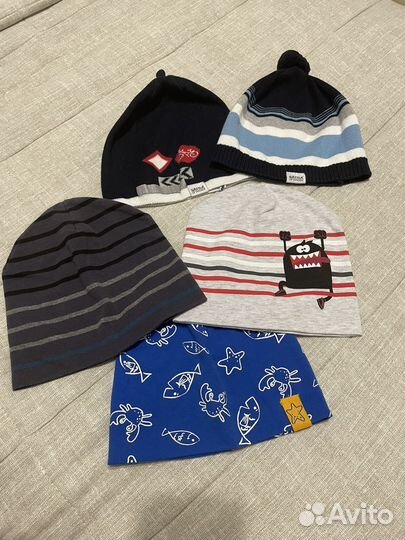 Шапки для мальчика 48-50