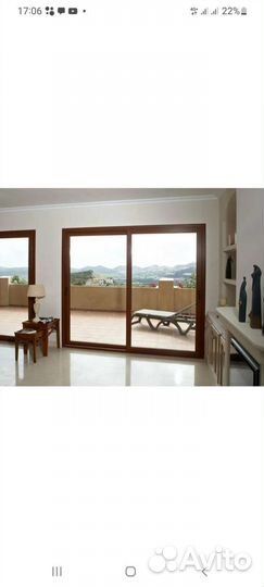 Окно с подоконником и откосами под ключ