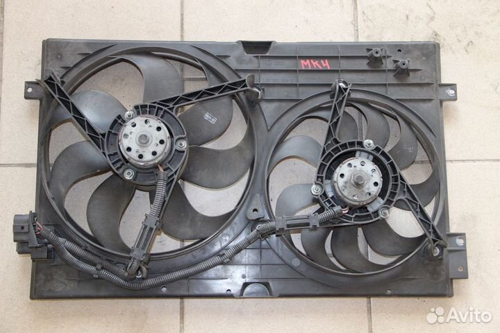 Диффузор радиатора volkswagen golf 4 1J1