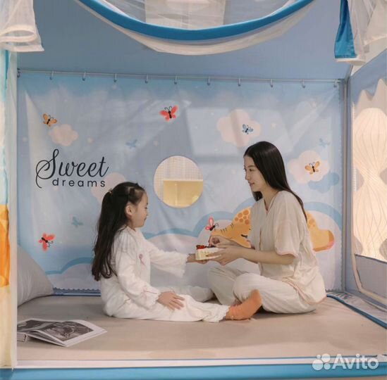 Домик-сетка для детей на кровать
