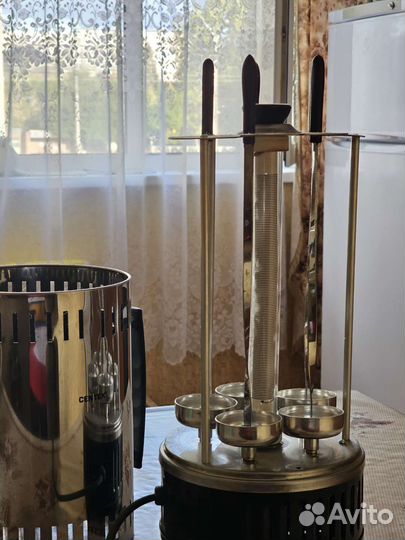 Электрошашлычница новая