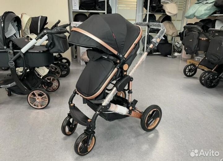 Коляска 2в1 трансформер Новинка (Black)