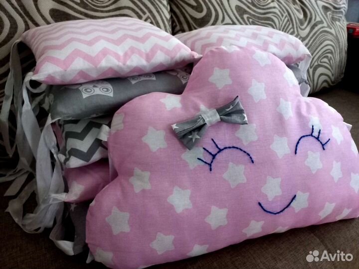 Бортики в детскую кроватку