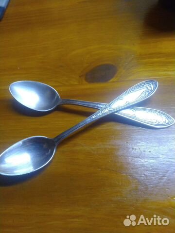 Ложки кофейные серебро