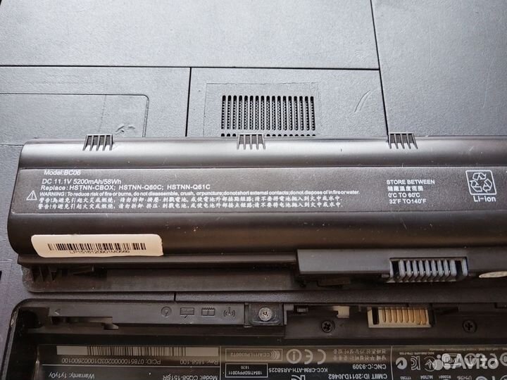 Ноутбук HP Compaq Presario CQ58