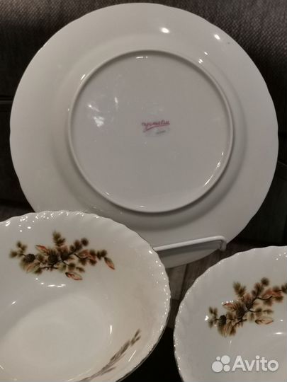 Тарелка салатники Шишки Япония Yamatsu