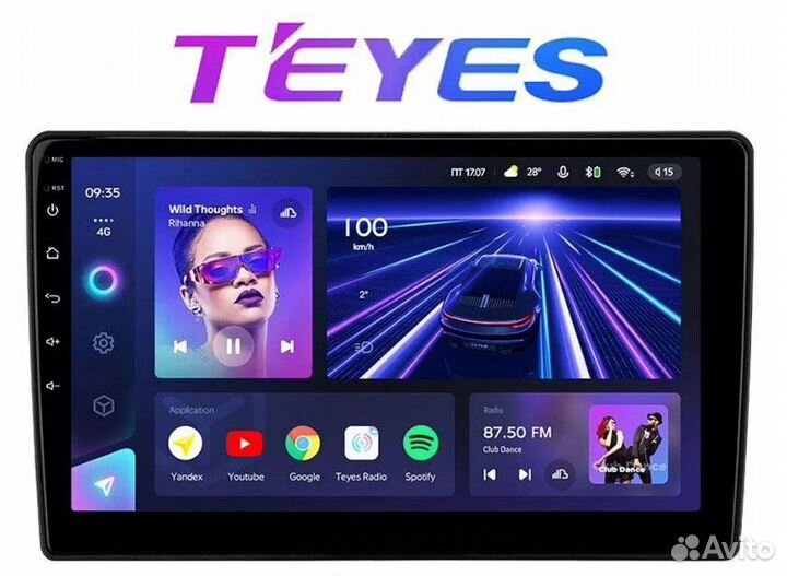 Магнитола Teyes сс3 4/64 камера микрофон