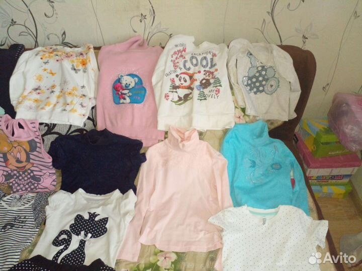 Одежда для девочки пакетом р110-116