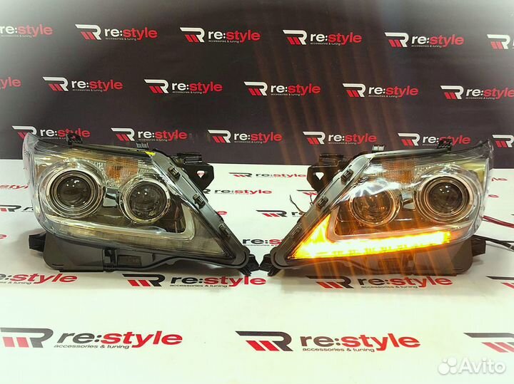Фары Lexus LX570 12-15г Светлые Led Качество