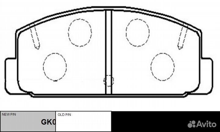 Колодки дисковые задние mazda rx-7 iii 2.6 rotary