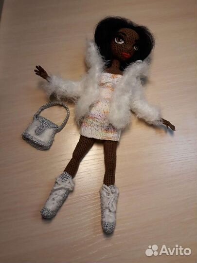 Кукла вязаная,каркасная,хороший подарок