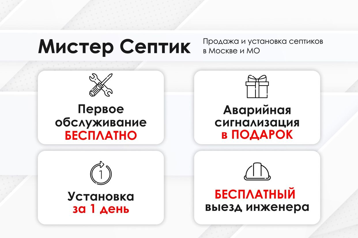 МИСТЕР СЕПТИК - продажа септиков напрямую с заводо.... Профиль пользователя  на Авито