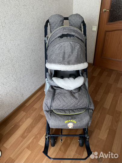 Санки коляска nika kids